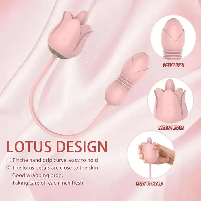 Vibrators OOTYEMO Rose Duo Sensation Vibrator