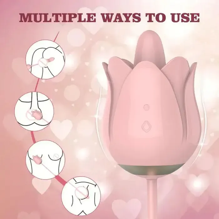 Vibrators OOTYEMO Rose Duo Sensation Vibrator