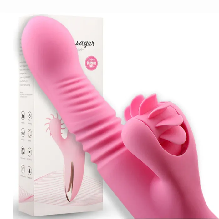 DIBE Auto Rotating Thrusting Rabbit Vibrator Dildo DIBE Female Sex Toys