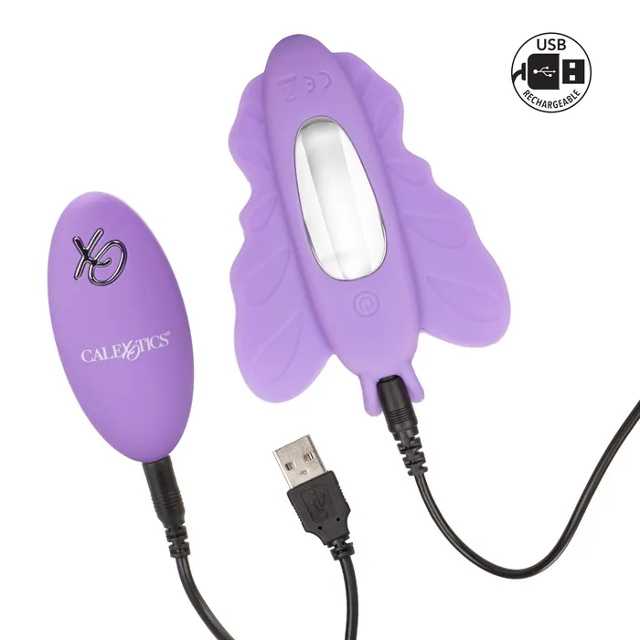 Male Sex Toys CalExotics Venus Butterfly Silicone Remote Rocking Penis