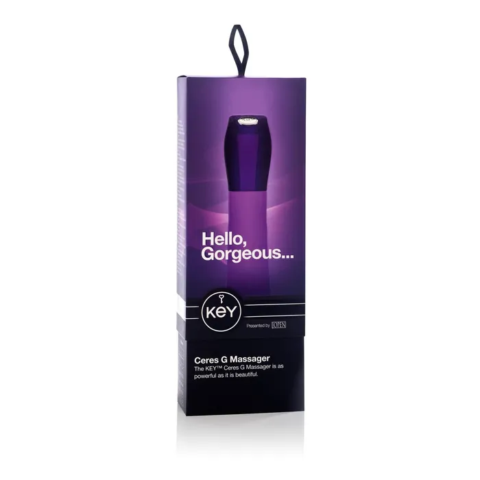 Vibrators Key by Jopen Ceres Classic Vibe G Spot Silicone Vibrator Massager Purple Jopen Vibrators Key by Jopen Ceres Classic Vibe G Spot Silicone Vibrator Massager Purple Jopen