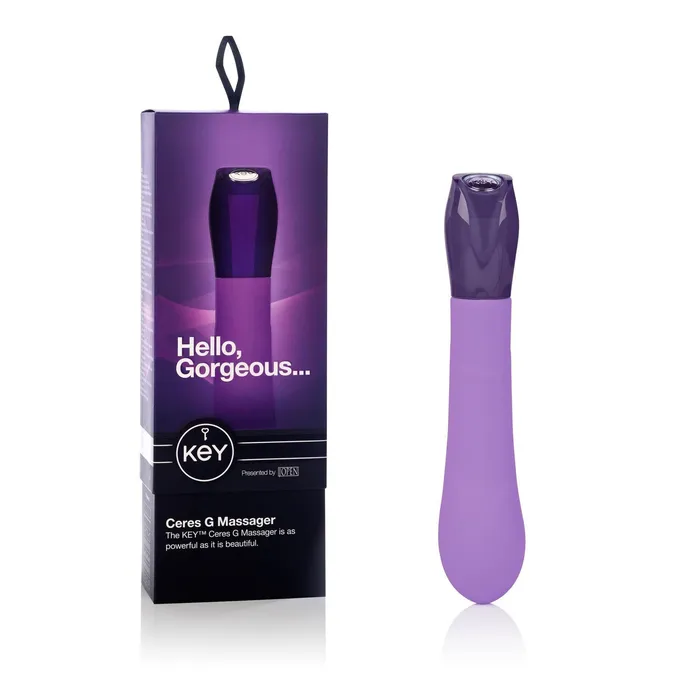 Vibrators Key by Jopen Ceres Classic Vibe G Spot Silicone Vibrator Massager Purple Jopen Vibrators Key by Jopen Ceres Classic Vibe G Spot Silicone Vibrator Massager Purple Jopen