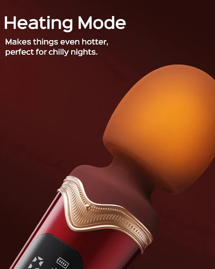 Honey Play Box Stormi Powerful Heating Wand Vibrator with Charging Case Female Sex Toys