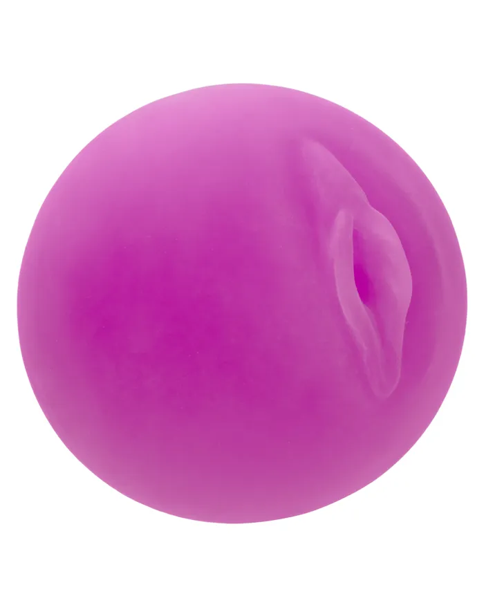 Male Sex Toys CalExotics Pop Sock Pocket Pussy Real Feel Stretchy Stroker Purple