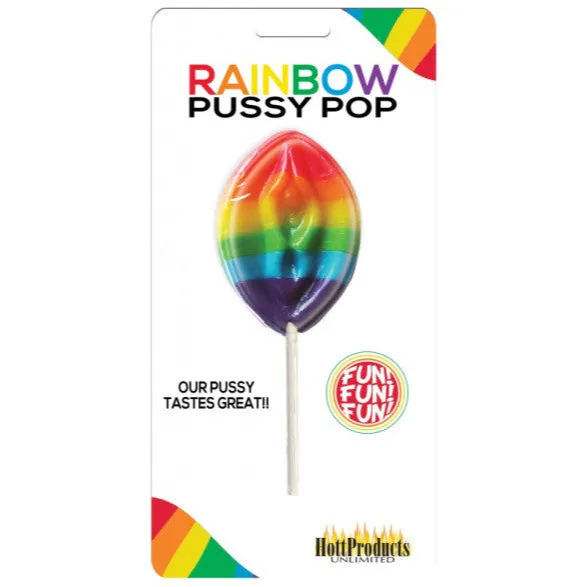 Female Sex Toys Rainbow Pussy Edible Lollipop by Hott Products Hott Products