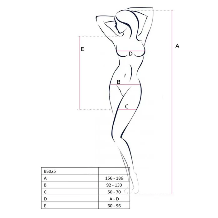 Passion Lingerie Bodystockings Playsuits Mini Dress BLK With Mesh Sleeves and Sides One Size Black