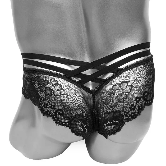 Sexy Mens Transparent Panties With Open Crotch Erotic Male Lace Underwear EVEs SECRETS Male Sex Toys