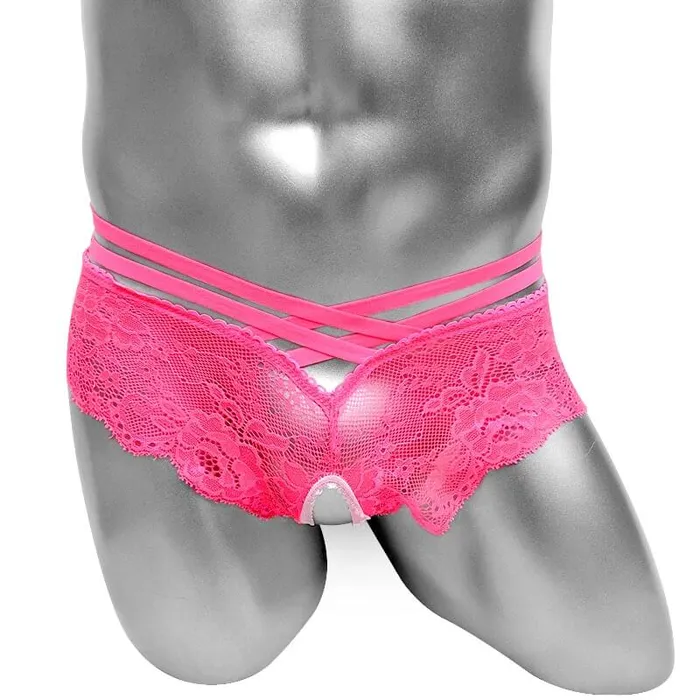 Sexy Mens Transparent Panties With Open Crotch Erotic Male Lace Underwear EVEs SECRETS Male Sex Toys